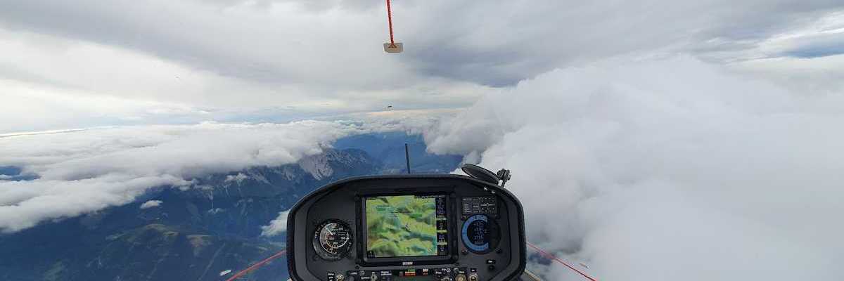 Flugwegposition um 12:58:08: Aufgenommen in der Nähe von Gemeinde Puchberg am Schneeberg, Österreich in 2814 Meter